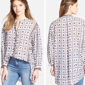 Madewell Top with belt, medium